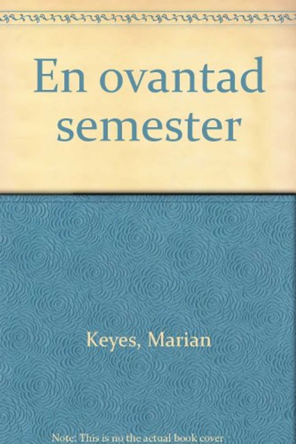 Cover Art for 9789172638310, En oväntad semester by Marian Keyes