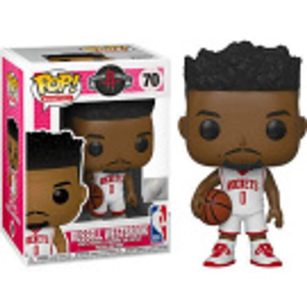 Cover Art for 0636339996273, Russell Westbrook Houston Rockets White Jersey #70 Pop Sports NBA Action Figure (Bundled with Pop Protector to Protect Display Box) by Unknown
