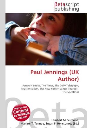 Cover Art for 9786130335380, Paul Jennings (UK Author) by Lambert M. Surhone