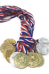 Cover Art for 0852902008000, Torch Award Medals (2 Dozen) - Bulk - Gold, Silver, Bronze Medals - Olympic Style Award Medals - First Second Third Winner -Olympic Medals-Great for Party Favor Decorations and Awards by Unknown