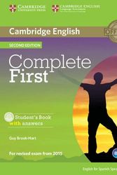 Cover Art for 9788483238158, Complete First for Spanish Speakers Student's Book with Answers with CD-ROM by Brook-Hart, Guy