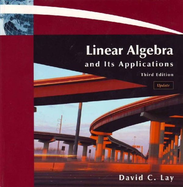 Cover Art for 9781405835312, Linear Algebra and Its Applications: Update by David C. Lay