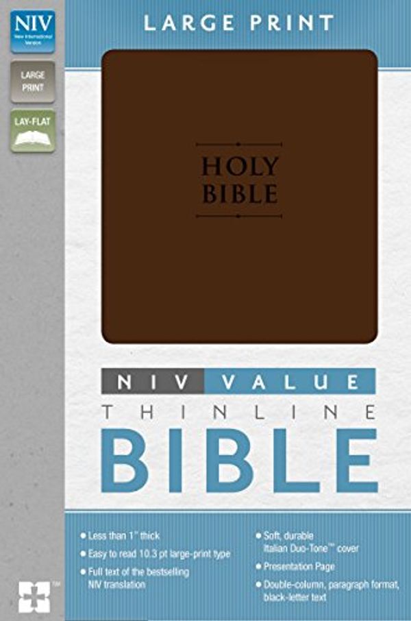 Cover Art for 9780310437727, NIV Premium Value Thinline Bible, Large Print by Zondervan Publishing