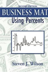 Cover Art for 9780757526053, Business Maths Using Percents by Steven J. Wilson