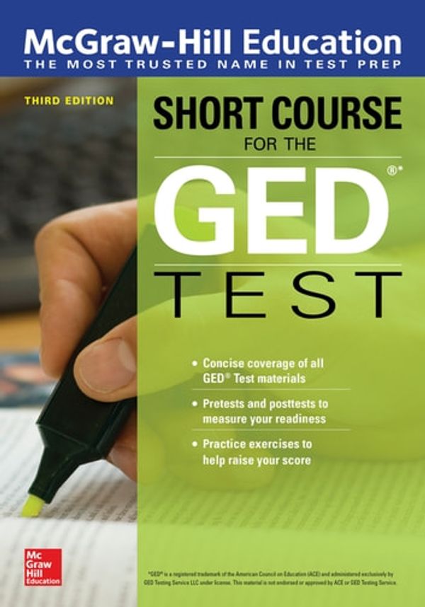 Cover Art for 9781260122039, McGraw-Hill Education Short Course for the GED Test, Third Edition by McGraw-Hill Education
