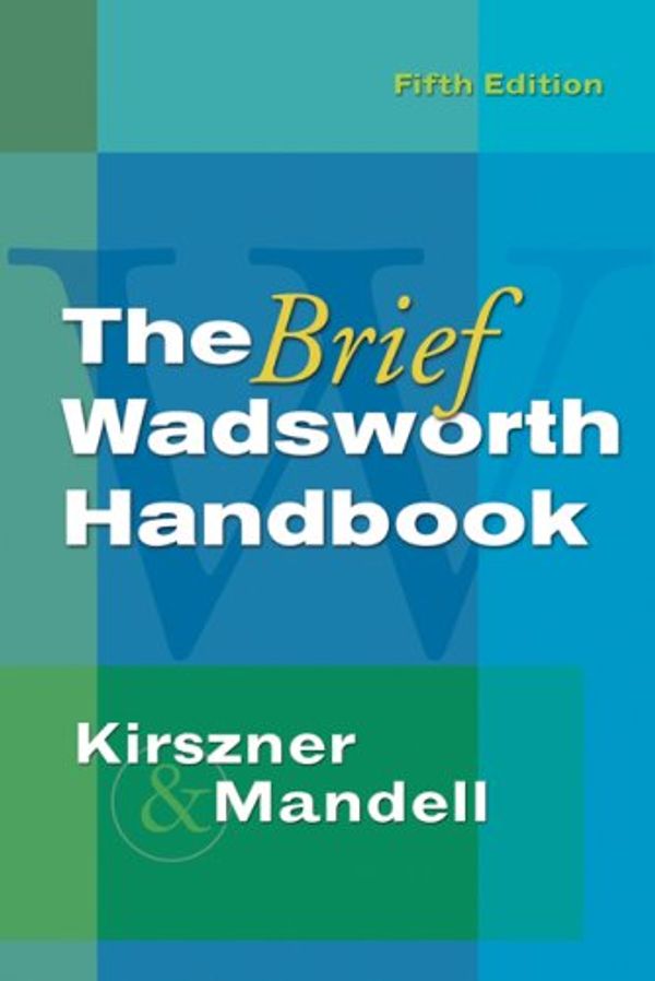 Cover Art for 9781413020304, The Brief Wadsworth Handbook by Stephen R. Mandell
