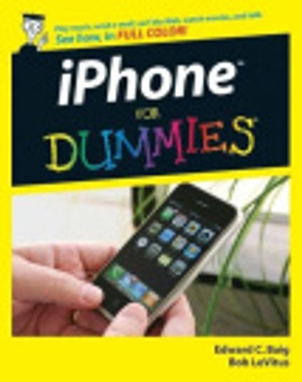 Cover Art for 9780470925713, iPhone For Dummies by Edward C. Baig