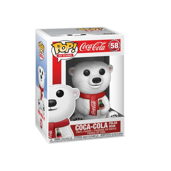 Cover Art for 0889698417334, Funko POP! Ad Icons: Coca-Cola Polar Bear [Flocked] #58 Limited Edition Exclusive Bundled with PET Compatible .50mm Extra Rigged Protector by Unknown