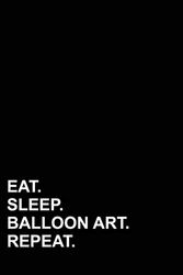 Cover Art for 9781728777498, Eat Sleep Balloon Art Repeat: Polar Graph Paper Notebook - 1/2 Inch Centered Technical Sketchbook: 21 by Mirako Press