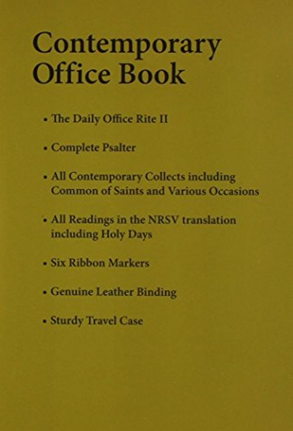 Cover Art for 9780898691887, Contemporary Office Book by Church Publishing