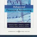 Cover Art for 9780071276160, Advanced Financial Accounting by Richard Baker