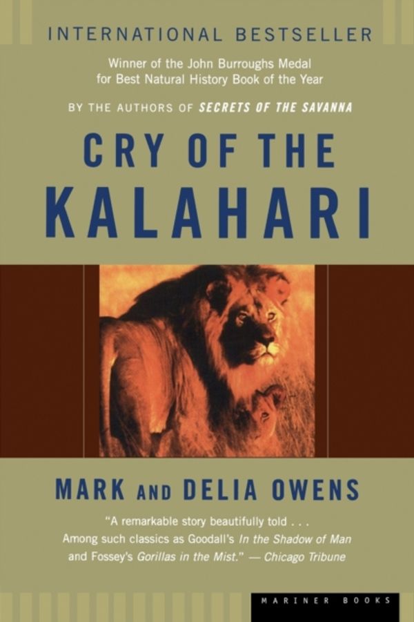 Cover Art for 9780395647806, Cry of the Kalahari by Mark Owens