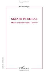 Cover Art for 9782296064782, GÃ©rard de Nerval (French Edition) by Sandra Glatigny
