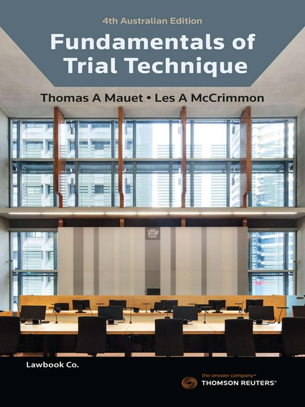 Cover Art for 9780455241135, Fundamentals of Trial Technique by Les McCrimmon, Thomas Mauet