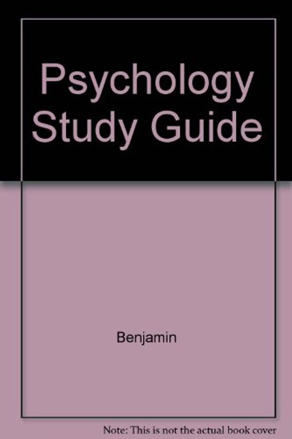Cover Art for 9780023880612, Psychology Study Guide by Benjamin