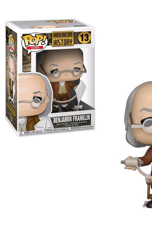 Cover Art for 0889698417099, Funko Pop! Icons: History - Benjamin Franklin, Multicolor by FUNKO