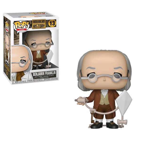 Cover Art for 0889698417099, Funko Pop! Icons: History - Benjamin Franklin, Multicolor by FUNKO