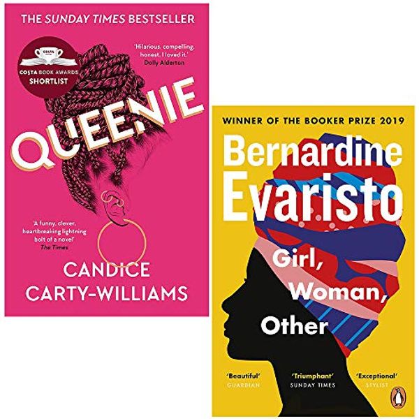 Cover Art for 9789123977017, Queenie By Candice Carty-Williams and Girl Woman Other By Bernardine Evaristo 2 Books Collection Set by Candice Carty-Williams, Bernardine Evaristo
