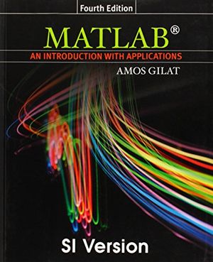 Cover Art for 9780470873731, MATLAB by Gilat, Amos