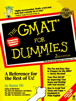 Cover Art for 9781568848242, GMAT For Dummies by Vlk