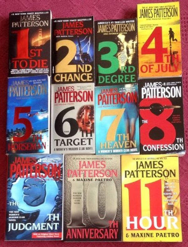 Cover Art for B00JIFF5CG, Complete Woman's Murder Club Set Vol 1-11 :(1st to Die, 2nd Chance, 3rd Degree, 4th of July, 5th Horseman, 6th Target, 7th Heaven, 8th Confession, 9th Judgement, 10th Anniversary, 11th Hour) by James Patterson