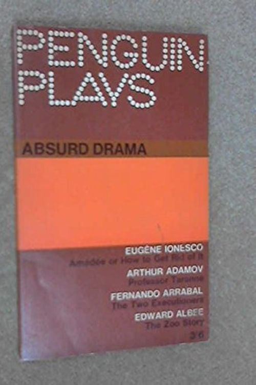 Cover Art for 9780140480580, Absurd Drama by Eugene Ionesco