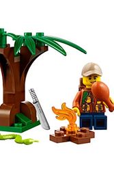 Cover Art for 0688933994841, LEGO Jungle Explorer Outback Minifigure (w/ Tree, Fire Pit, Snake, and More) 60157 by LEGO