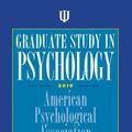 Cover Art for 9781433830112, Graduate Study in Psychology by American Psychological Association