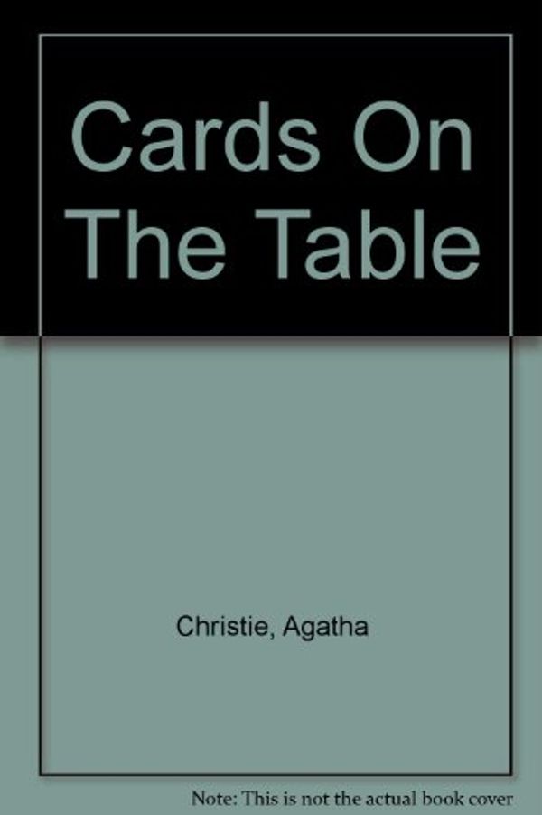 Cover Art for 9780425125779, Cards on the Table by Agatha Christie