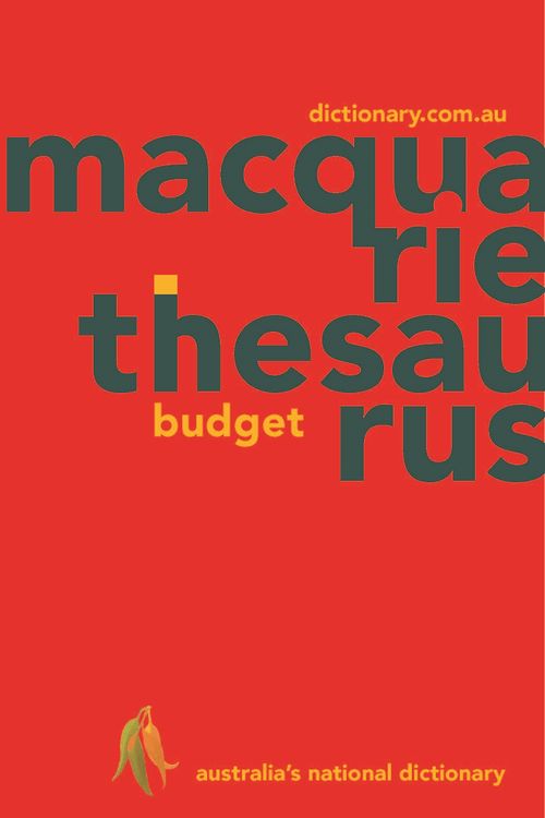 Cover Art for 9781742619927, Macquarie Budget Thesaurus by Dictionary Macquarie