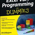 Cover Art for 9781118491812, Excel VBA Programming For Dummies by John Walkenbach
