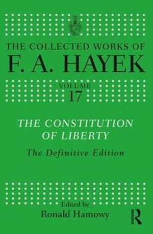 Cover Art for 9780415035309, The Constitution of Liberty by F.a. Hayek