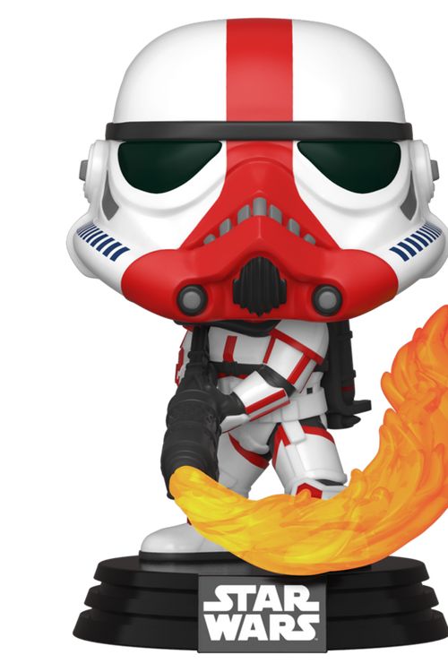 Cover Art for 0889698455428, Star Wars: The Mandalorian - Incinerator Stormtrooper Pop! Vinyl Figure by Funko