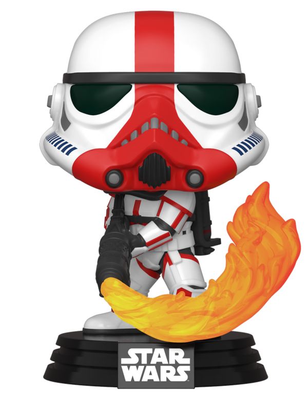 Cover Art for 0889698455428, Star Wars: The Mandalorian - Incinerator Stormtrooper Pop! Vinyl Figure by Funko