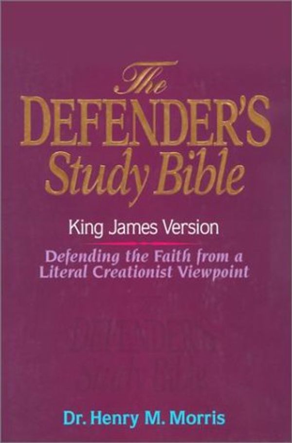 Cover Art for 9780529104458, Defender's Study Bible-KJV by Thomas Nelson