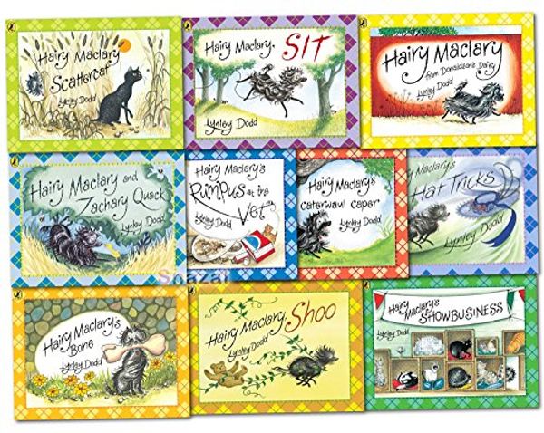 Cover Art for 9780141335186, Hairy Maclary 10 Books Collection Set Pack RRP £59.90 (Hairy Maclary from Donaldson's Diary, Rumpus at the Vet, Hairy Maclary's Show business, Hairy Maclary's Caterwaul Caper, Scattercat, Zachery Quack, Sit, Bone, Hat Tricks, Shoo) (Hairy Maclary) by Lynley Dodd