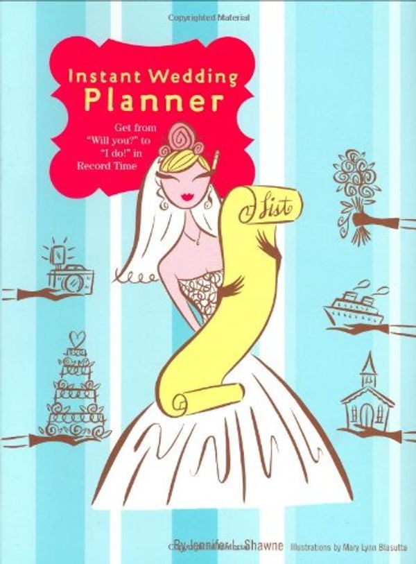 Cover Art for 9780811848541, Instant Wedding Planner by Jennifer L. Shawne