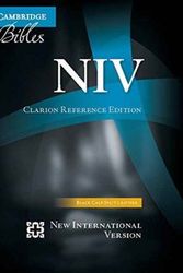 Cover Art for 9781316601341, NIV Clarion Reference Bible, Black Calf Split Leather, Ni484: X by Not Available