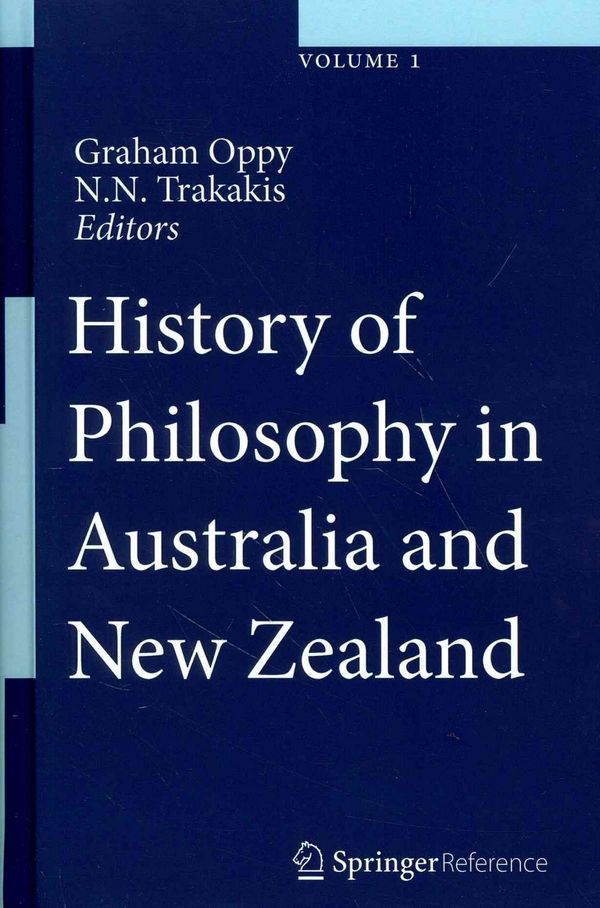 Cover Art for 9789400769571, History of Philosophy in Australia and New Zealand by 