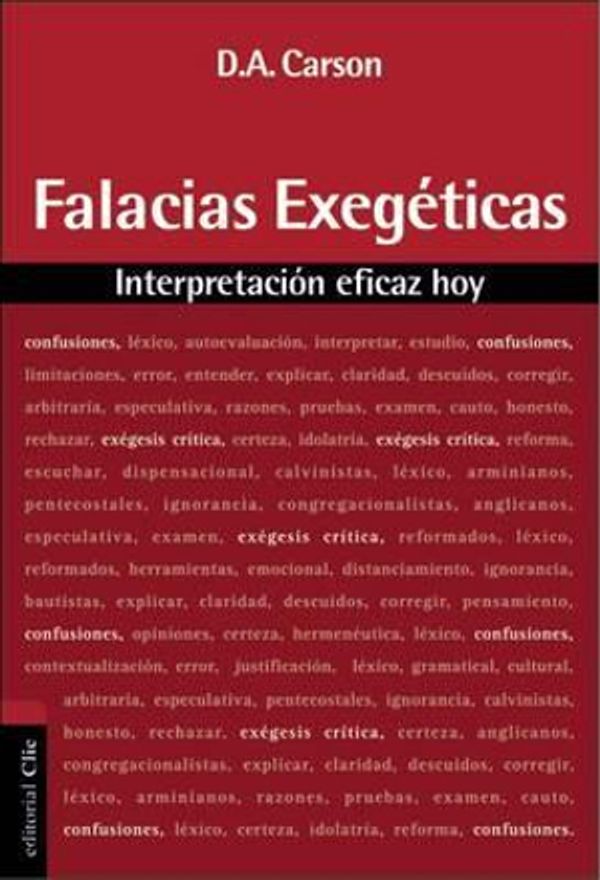Cover Art for 9788482675626, Falacias Exegeticas by D. A. Carson