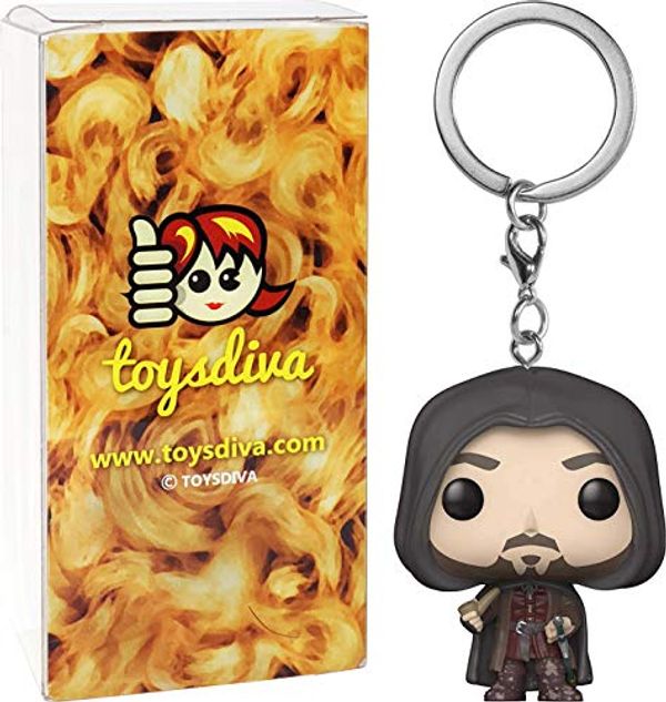 Cover Art for 9899999330646, Aragorn: Fun ko Pocket P o p ! Mini-Figural K e y c h a i n Bundle with 1 Compatible 'ToysDiva' Graphic Protector (31814 - B) by Unknown