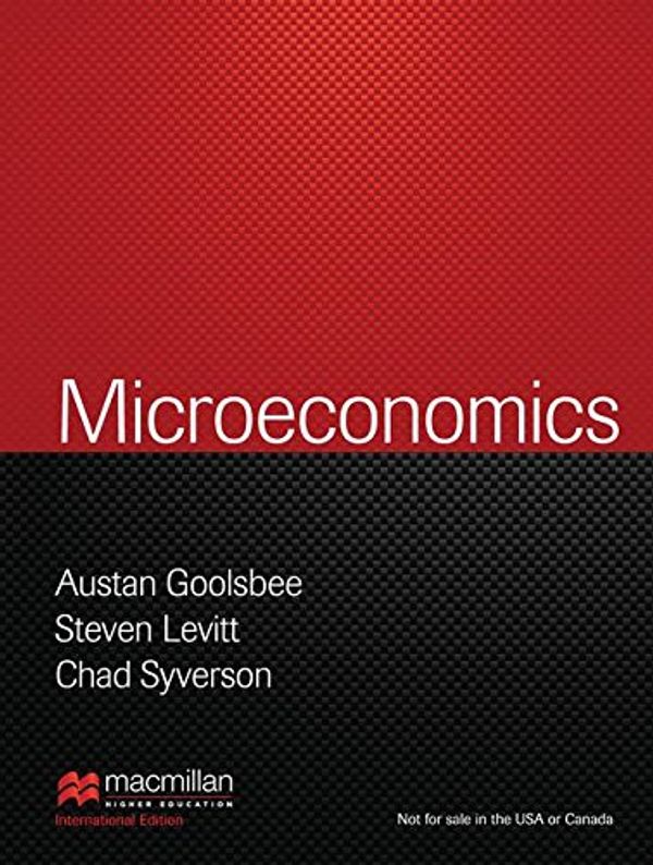 Cover Art for 9781464146978, Microeconomics by Austan Goolsbee