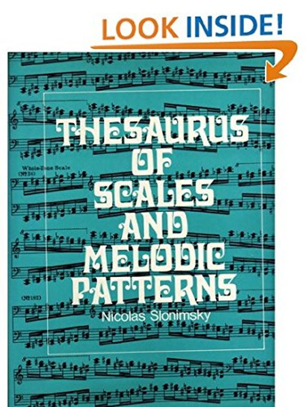 Cover Art for 9780684105512, Thesaurus of Scales and Melodic Patterns by Nicolas Slonimsky