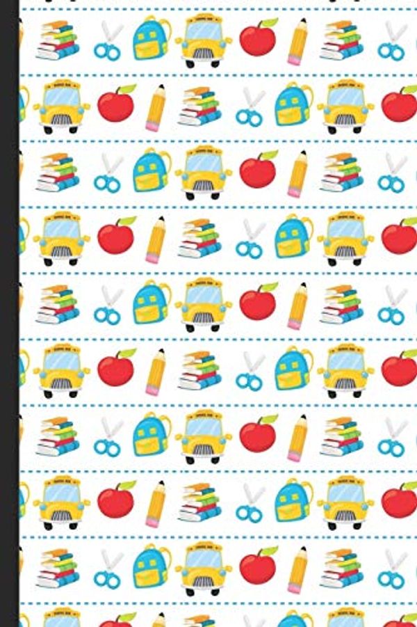 Cover Art for 9781651097854, Notebook Journal: School Bus Pencil Apple Backpack Pattern on a White Background Cover Design. Perfect Gift for Boys Girls and Adults of All Ages. by Originalcoloringpages Publishing