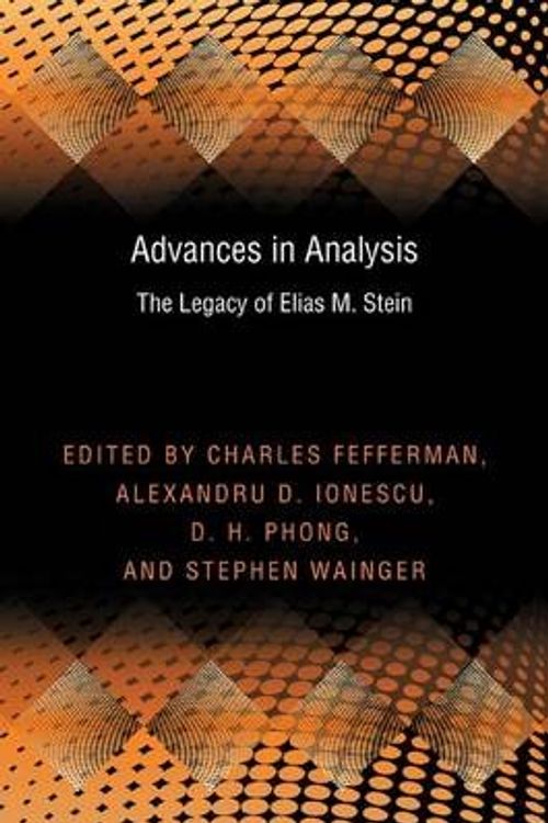 Cover Art for 9780691159416, Advances in Analysis by Charles Fefferman