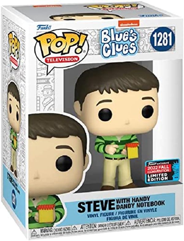 Cover Art for 0889698670289, Funko Pop! Blue's Clues Steve with Handy Dandy Notebook 2022 Shared NYCC by Unknown