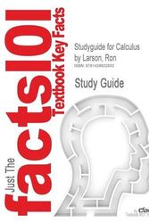 Cover Art for 9781428822832, Outlines & Highlights for Calculus by Ron Larson, ISBN by Cram101 Textbook Reviews