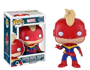 Cover Art for 0849803072629, Funko POP! Marvel:  .  Captain  Masked # 154 Vinyl Bobble Head by Funko