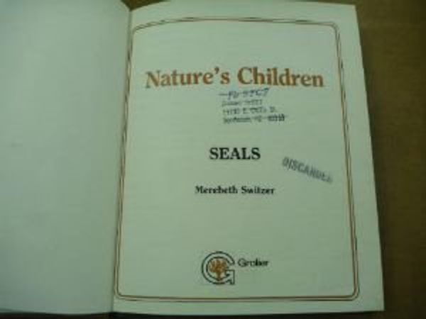 Cover Art for 9780717219100, Seals by Merebeth Switzer