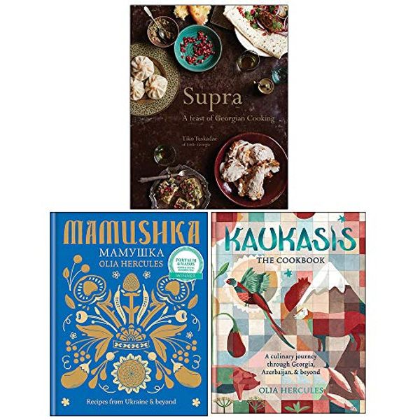 Cover Art for 9789123948734, Mamushka, Kaukasis The Cookbook, Supra - A feast of Georgian cooking 3 Books Collection Set by Olia Hercules, Tiko Tuskadze